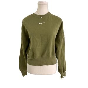 Nike Vintage Natural Green Women’s Size Medoum Oversided Sweatshirt